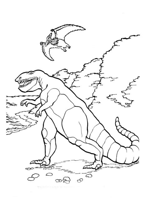 dinosaur coloring pages  toddlers home family style  art ideas