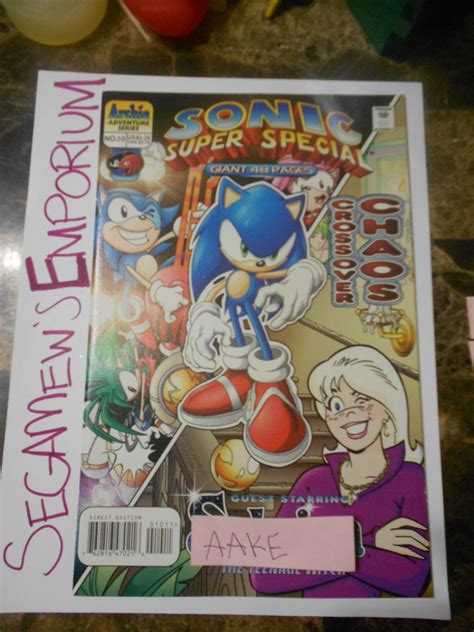 Sonic Chaos Crossover Super Special 10 Nm [sega Comic Archie