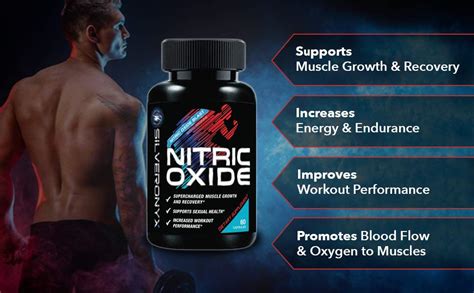 Nitric Oxide Booster Supplement W L Arginine 1300mg Premium Workout