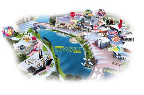 citywalk map universal orlando resort    star