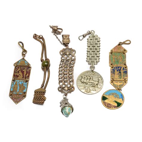 assortment  vintage  fobs ebth