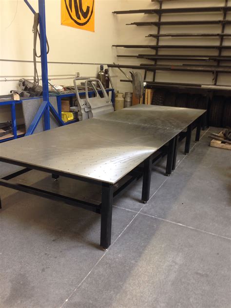 new chassis table before all the tooling went on table plans welding table welding fabrication