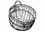 Basket Coloring Large Pages Edupics Printable sketch template