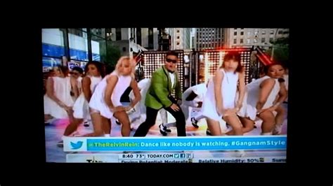 The Today Show Psy Gangnam Style Live Youtube