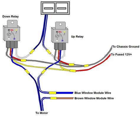 power window motor wiring diagram organically