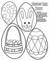 Easter Coloring Egg Pages Hunt Crayola Kids Eggs Print Color Worksheets Activities Worksheet Printable Colouring Bunny Cut Sheets Crafts Cross sketch template
