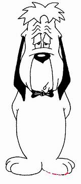 Hound Basset Droopy sketch template