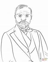 Carnegie Andrew Coloring Drawing Pages sketch template