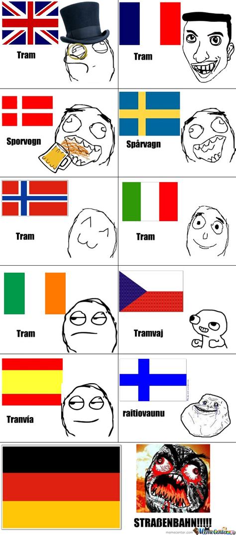 tram in different languages random and funny stuff pinterest sjov sjove billeder og billeder