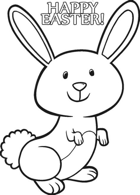 easter bunny coloring pages  printable