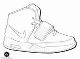 Shoes Coloring Pages Kd Jordan Air Getdrawings Template Drawing sketch template