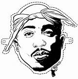 Tupac 2pac Shakur Hip Serpico Aubrielle Pac Supersonicelectronic sketch template