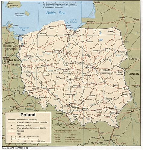 general map of poland