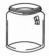 Jar Empty Coloring Cartoon Pages Jars Color Drawing Mason Firefly Preschool Clipart Prison Gif Jason Clipartmag sketch template