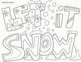 Coloring Pages Snow Winter Christmas Color Plow Crayola Sheets Cute Doodle Wonderland Hephaestus Printable Let Printables Alley Kids Adult Getcolorings sketch template