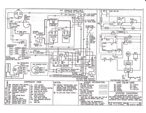gas furnace schematic diagram