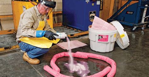 carry  chemical spill cleanup process