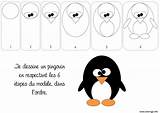 Pingouin Dessiner Imprimer Hockey Ours Polaire Animaux Manchot Imprimé Fois Hiver sketch template