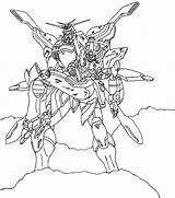 Gundam Coloring Pages Template sketch template