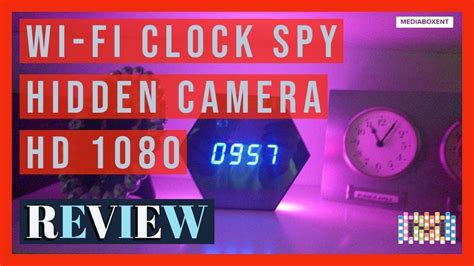 wi fi clock spy hidden camera zdmying hd 1080 cam mediaboxent