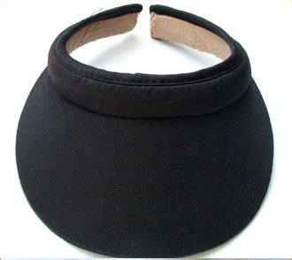black clip  sun visor hats  visors  sunwiser