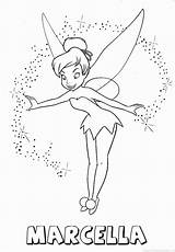 Marcella Tinkerbell Naam sketch template