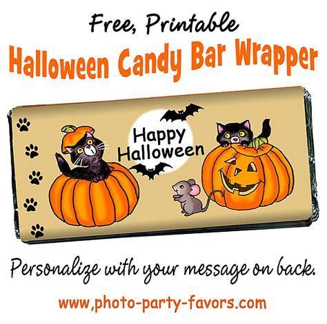 halloween printable candy bar wrappers personalize