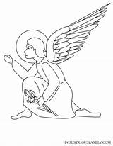 Archangel Archangels sketch template