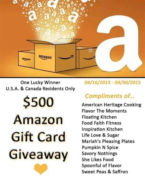 amazon gift card giveaway spoonful  flavor