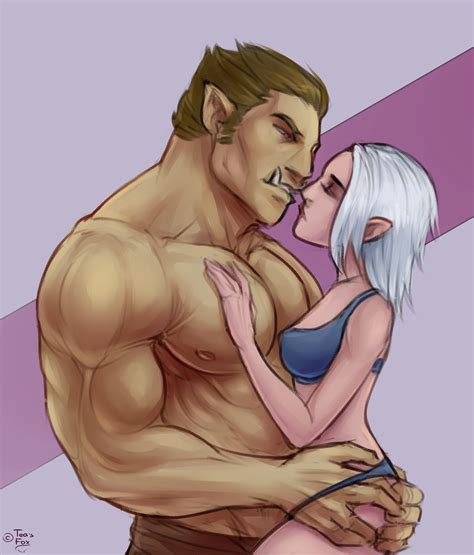 Orc And Elf By Teasfox Hentai Foundry