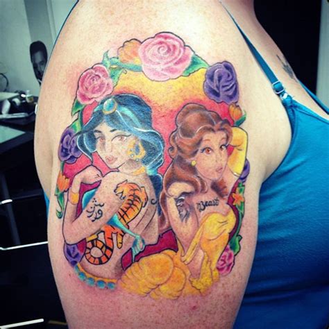 disney princess tattoos designs ideas  meaning