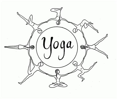 mindfulness  yoga coloring pages  activity