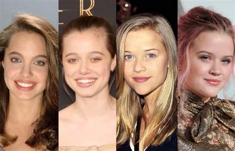 celebrity mothers and daughters at the same age