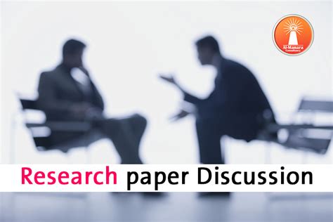 research paper discussion almnar llastsharat
