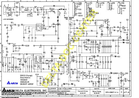 delta dps cp  psu sch service manual  schematics eeprom repair info