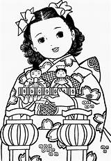 Meninas Japonesas Japoneses Japonesa Bonecas Gueixas Livro Garotas Japan2 Riscos sketch template