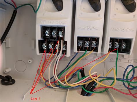 switch  rainbird  rachio  zones  working wiring