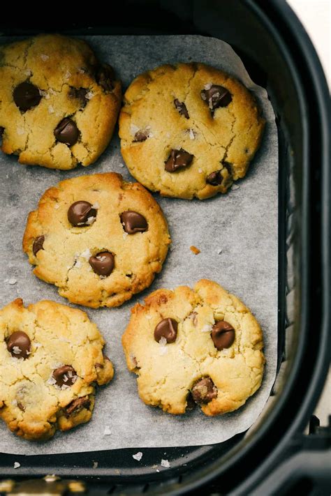 easy air fryer chocolate chip cookies the recipe critic