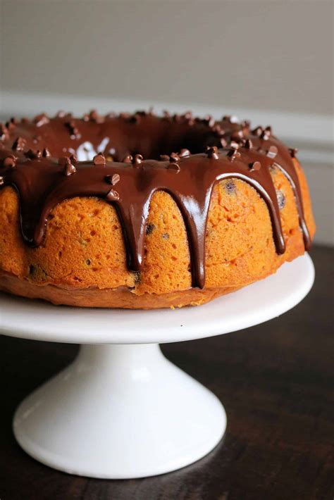 easy pumpkin chocolate chip bundt cake kindly unspoken