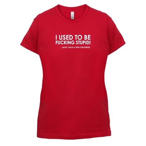 I Used To Be F King Stupid Now I Have A New Girlfriend T Shirt By