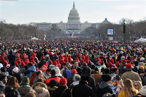 how huge will it be how inauguration crowd sizes are estimated nbc news