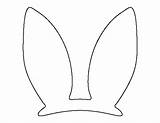 Ears Bunny Easter Printable Pattern Template Clipart Templates Patternuniverse Outline Rabbit Clip Printables Cut Para Print Use Bow Patterns Library sketch template