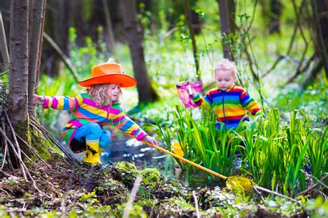 classic outdoor activities  children  autism friendship