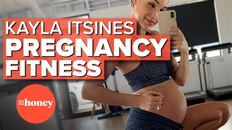 Kayla Itsines On Staying Strong While Pregnant 9honey Youtube