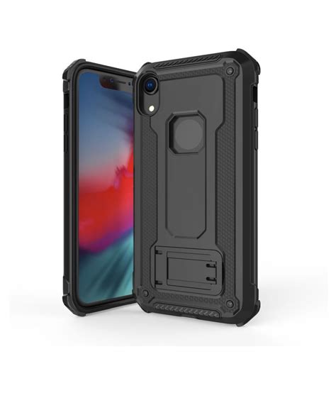 apple iphone xr shock proof case cubix black plain  covers    prices