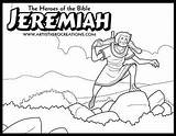 Coloring Bible Pages Jeremiah Heroes Ezekiel School Sunday Kids Printable Crafts Church Activities Stories Story Superhero Books Kings Christian Colouring sketch template