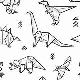 Origami Dinosaurs Dinosaur sketch template