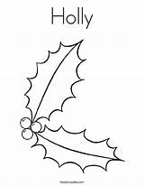 Coloring Pages Holly Christmas Printable Noodle Twisty Print Color Kids Outline December Poinsettia Gingerbread House Twistynoodle Canes Candy Built California sketch template