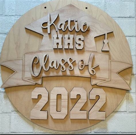 graduation sign personalized etsy