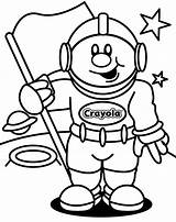 Astronaut Coloring Pages Printable Kids Color Astronaute sketch template